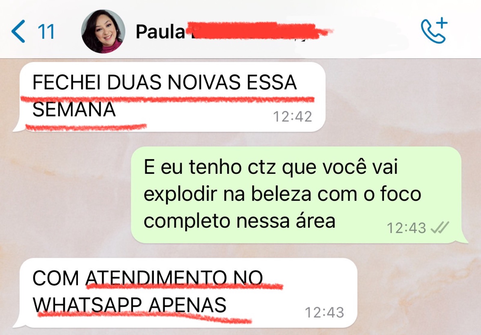 Paula Bittencourt — fechando noivas sem precisar de reunião